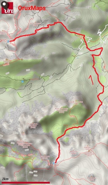 Puez-Odle giorno 6_mappa