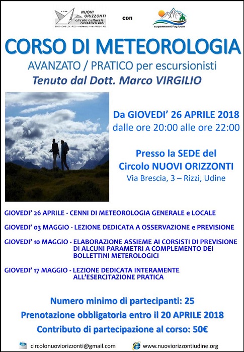 corso meteorologia